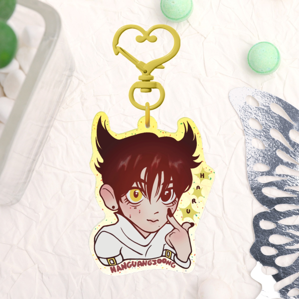 XLOV Haru Biii:-P Glitter Acrylic Keychain