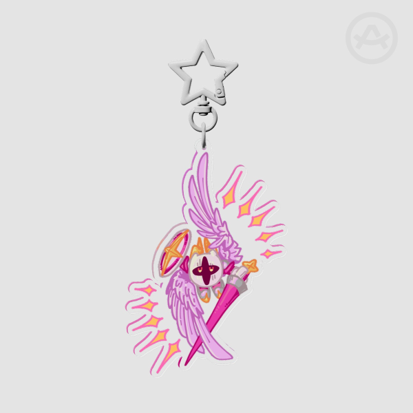 Galacta Knight Clear Acrylic Keychain