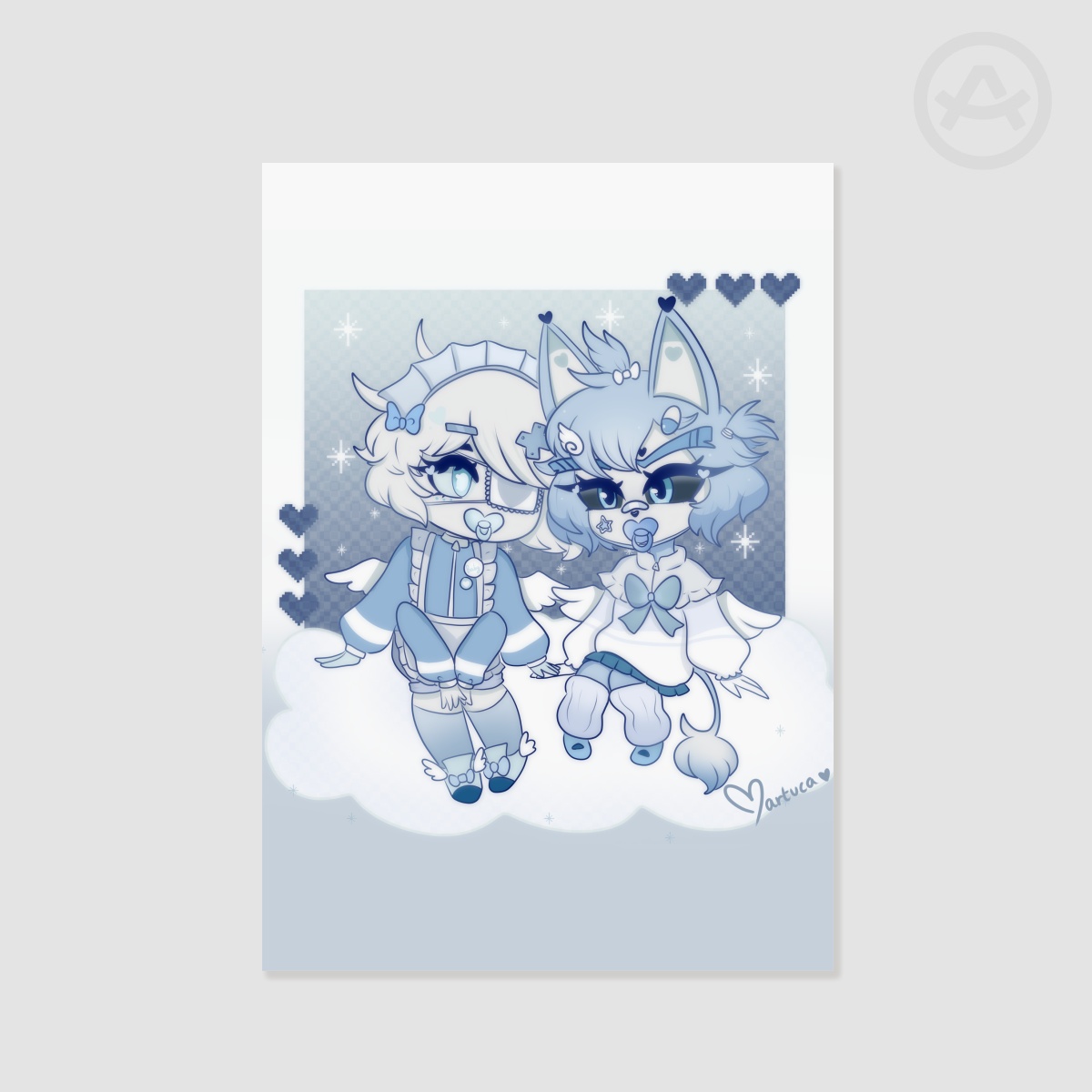 Tenshi Kawaii Huskerdust - Print