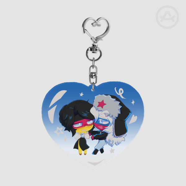 Rusger [HeartShape Keychains]