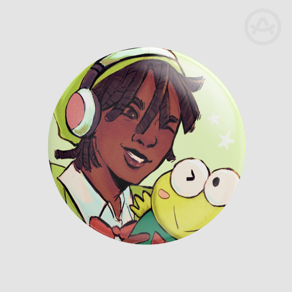 Lucio x Keroppi badge