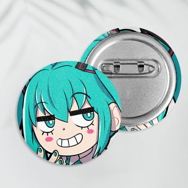 Miku Plush Badge