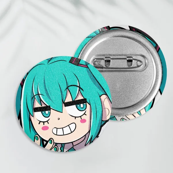 Miku Plush Badge