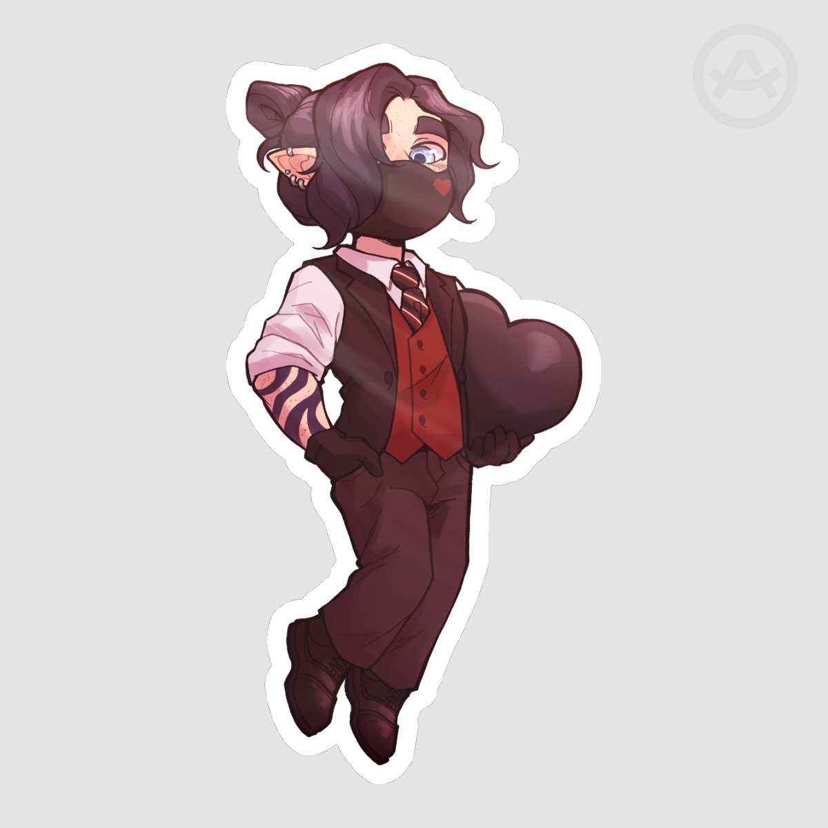 Zane Ro'meave Valentine's Sticker