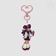 Melody Colored Edge Acrylic Keychains