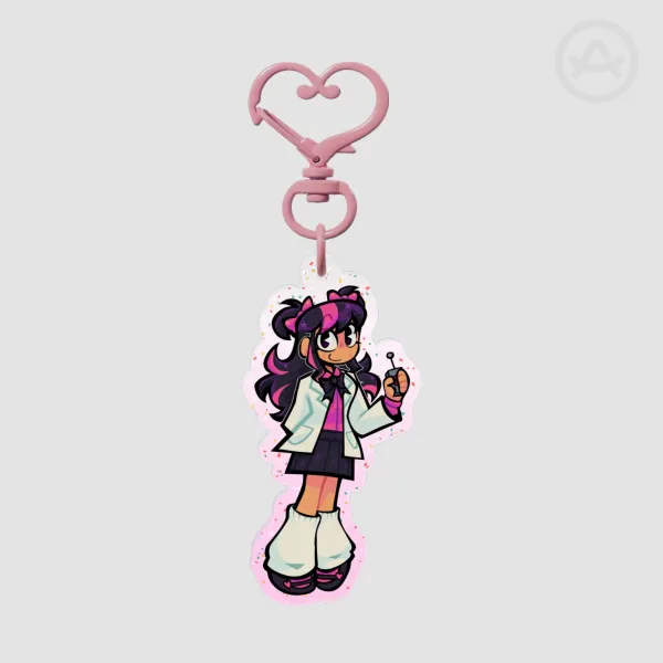 Melody Colored Edge Acrylic Keychains