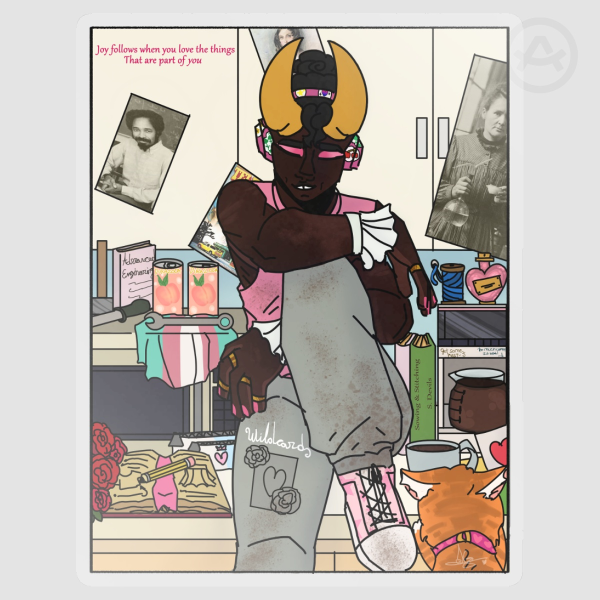 Love the things that are part of you-Sticker