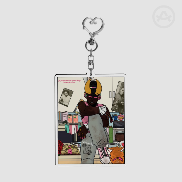 Love the things that are part of you-Keychain