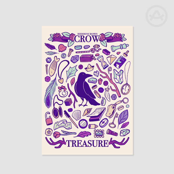 Crow Treasure Print