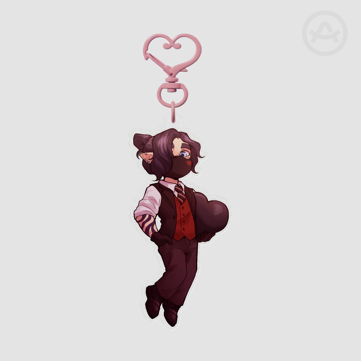 Zane Ro'meave Valentine's Keychain