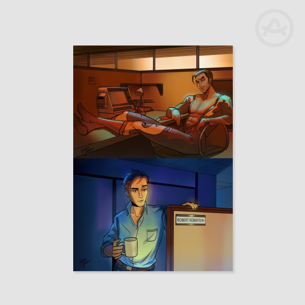 Flambert Office Print