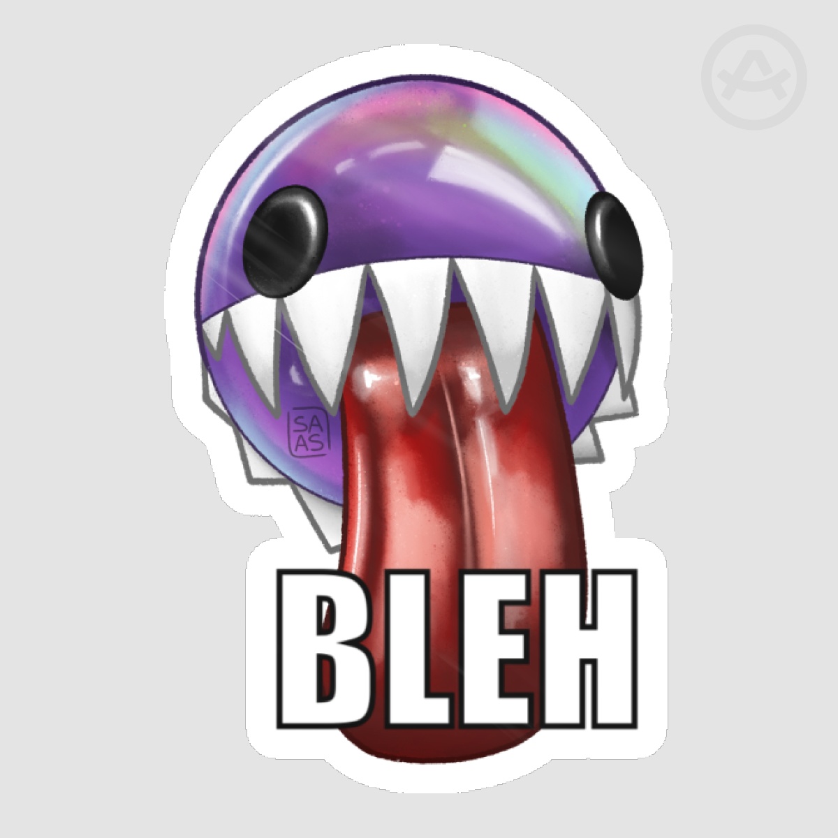 [ The Amazing Digital Circus ] Bubble BLEH TADC - Die Cut Stickers