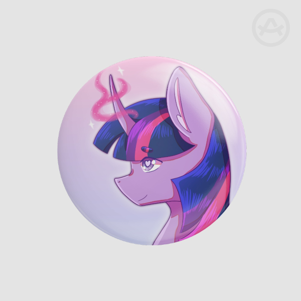 Twilight Sparkle Button 44mm