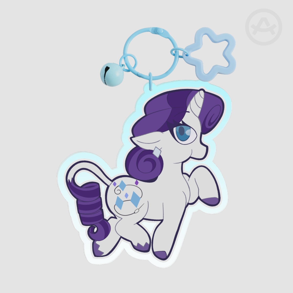 Rarity Acrylic Keychain