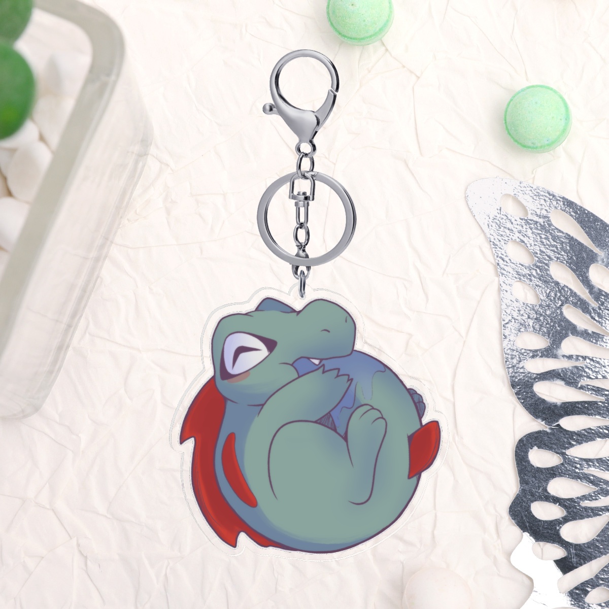 Totodile Acrylic Keychain