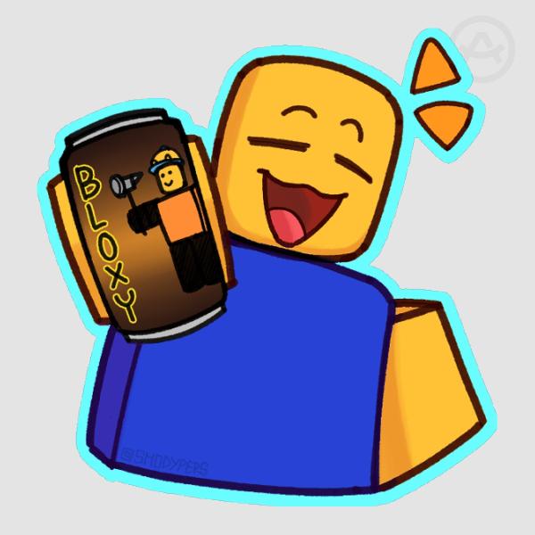 Roblox Noob BloxyCola Sticker