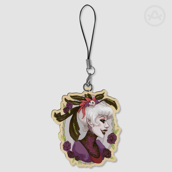 Rosie Flower Keychain