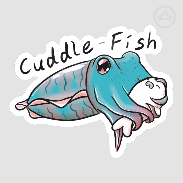 Cuddle Fish Stickers