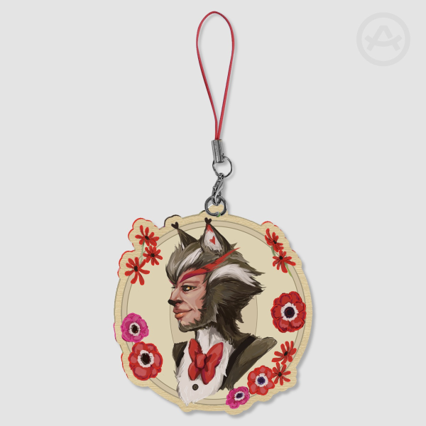 Husk Flower Keychain