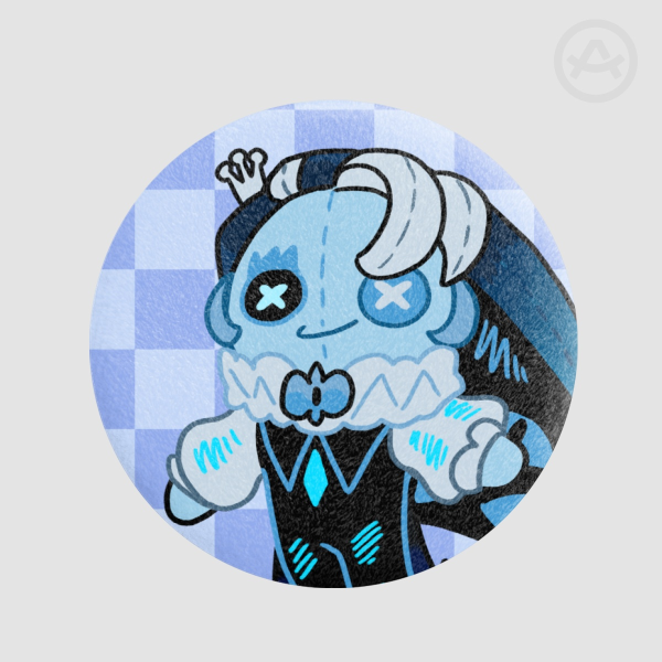 Shadow Milk Cookie Plush Badge