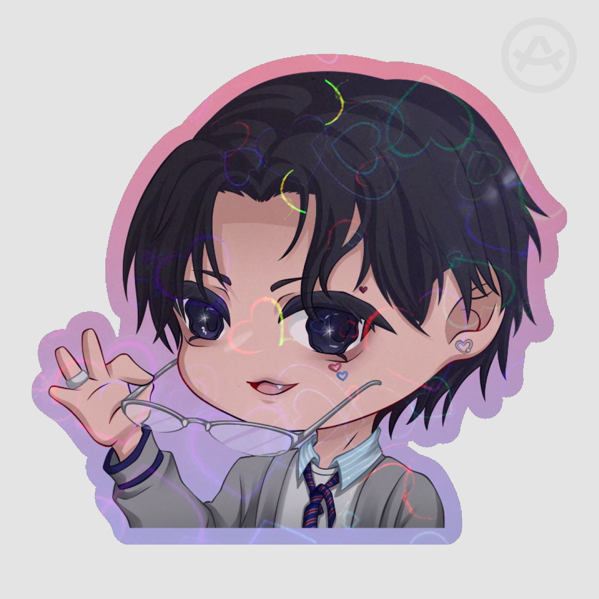 P1HARMONY Keeho EX Die cut sticker