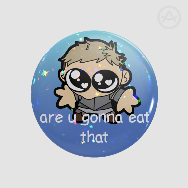 Dungeon Meshi Laios are u gonna eat that badge
