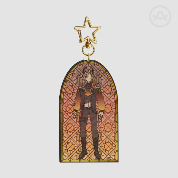 Apollo Bugman OPAQUE Stained Glass Acrylic Keychain