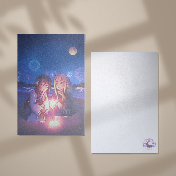 a6 print 🌕 cosmic princess kaguya! - sparkling summer