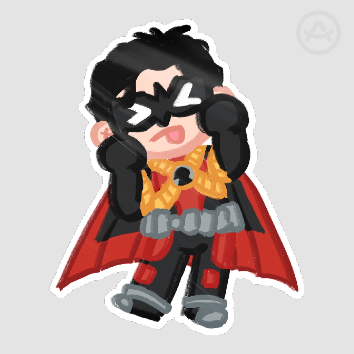 ♥ Red Robin ♥ DC ♥ Die Cut Sticker