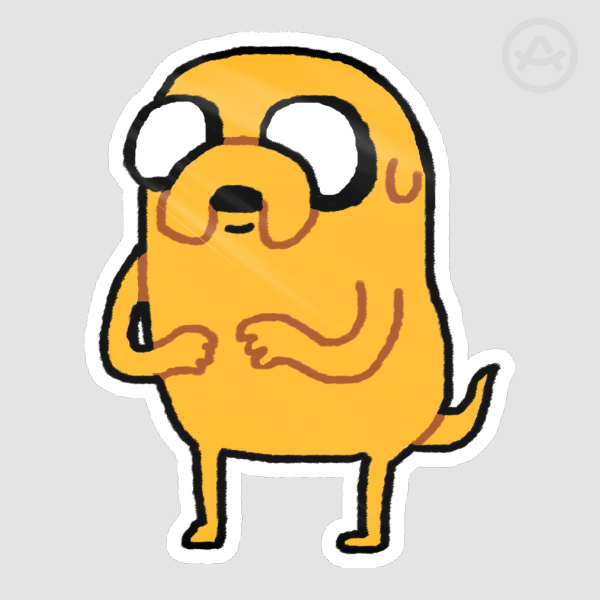 Jake Da Dog Sticker