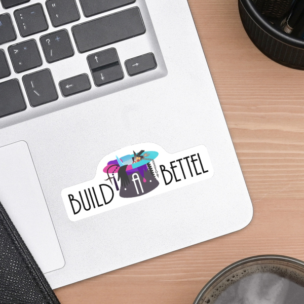 Build-A-Bettel Logo Sticker