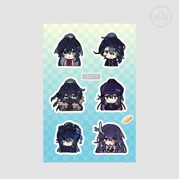 Hong Lu Sticker Set 2