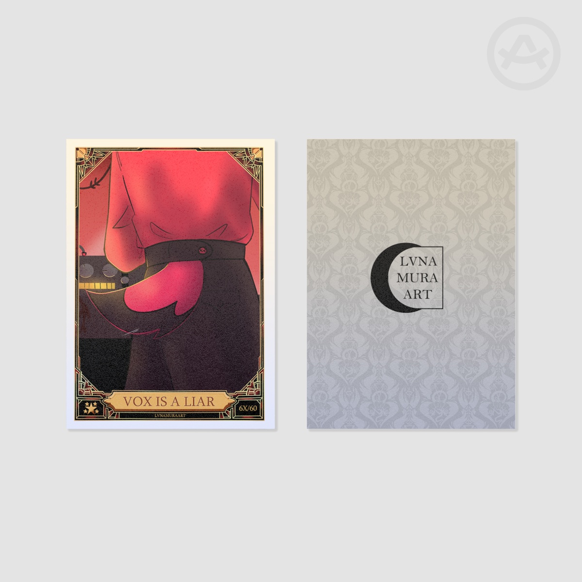 Hazbin Hotel - Vox is a liar Photocard