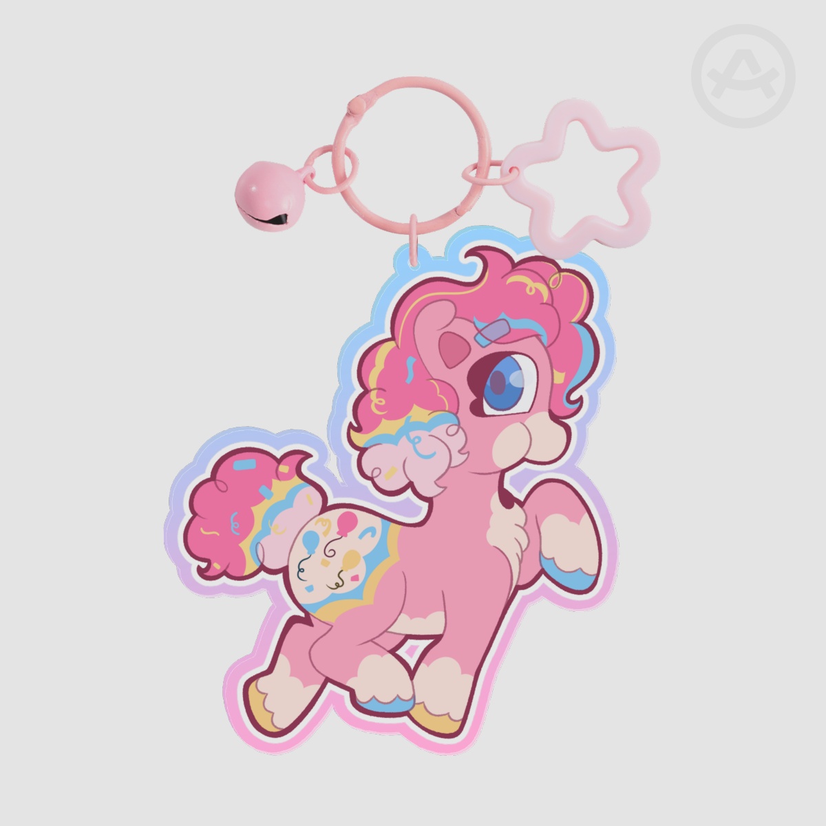 Pinkie Pie Acrylic Keychain