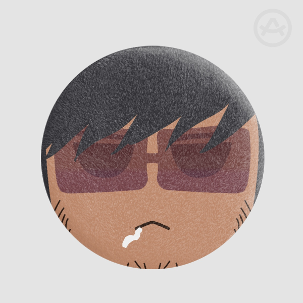 [TRIGUN] Teru Wolfwood Plush Badge