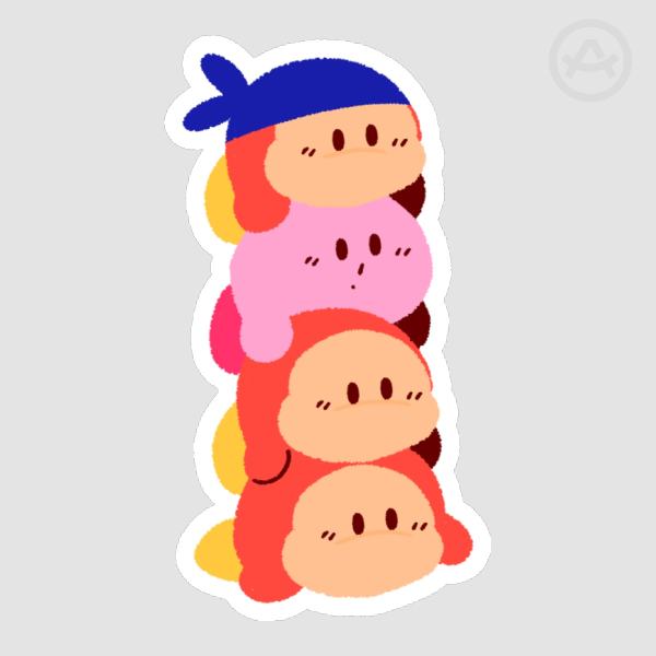 Waddle Dee Stack Sticker