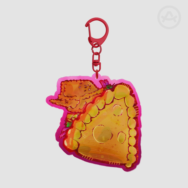[Heatwave][Transformers] Shrimp empanada ≡ Clear Acrylic Keychain