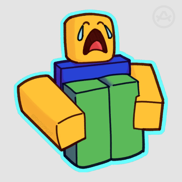 Waa Waa Noob Crying Sticker