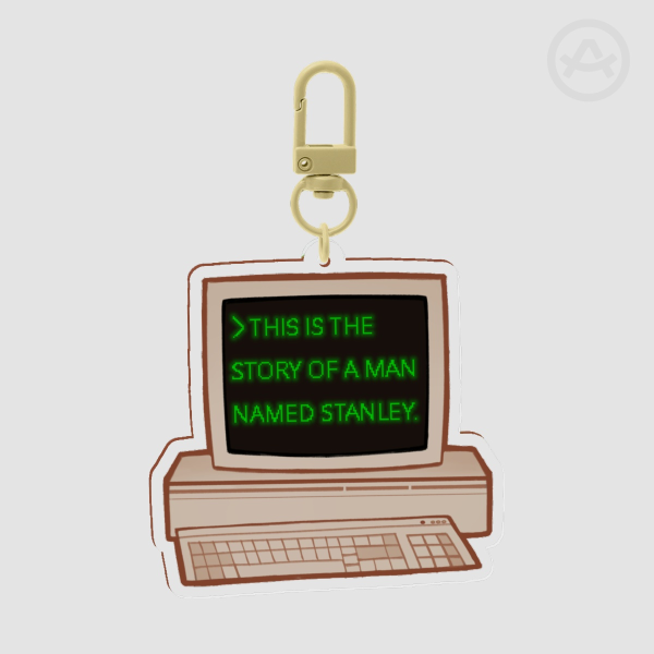 The Stanley Parable keychain: Version 1
