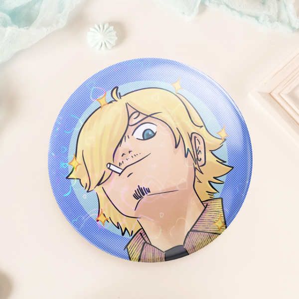 Sanji 58mm One Piece Badge!
