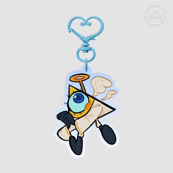 Angel Bill Cipher Keychain