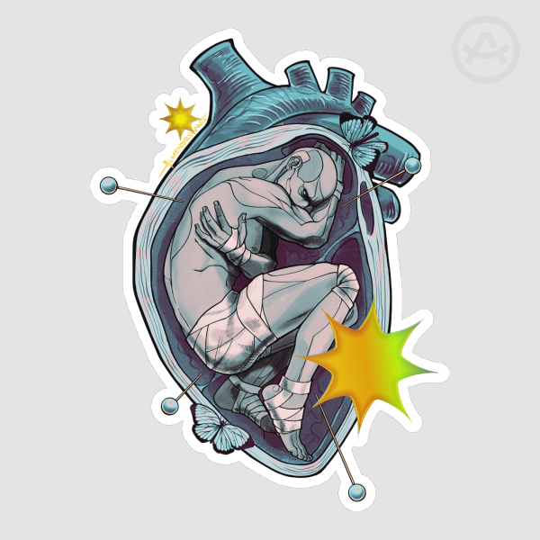 Frankenstein Creature - Hot Foil sticker