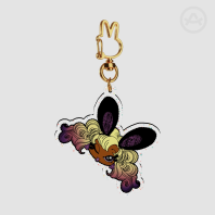 Silase Bunnygirl Glitter Acrylic Keychain