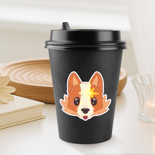 Large Bingo Holo Die Cut Stickers