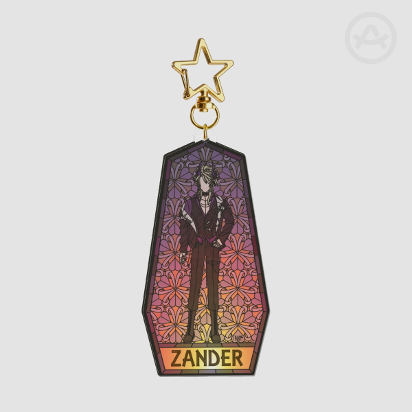 Zander Netherbrand OPAQUE Stained Glass Acrylic Keychain