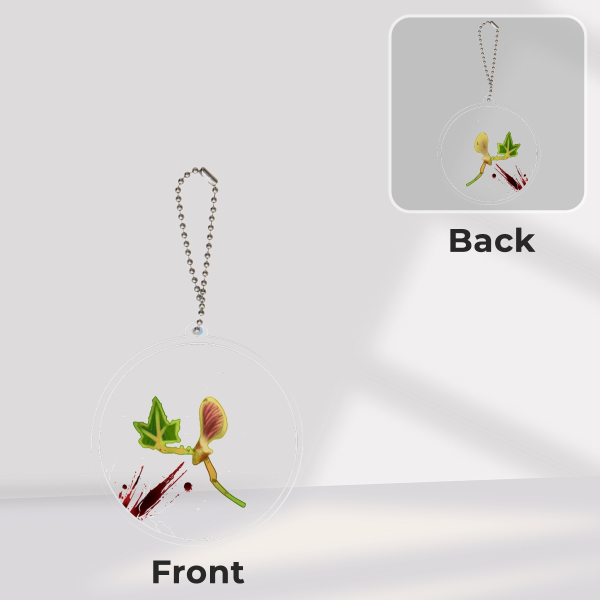 Iron Lung Leaf Clear Acrylic Keychain