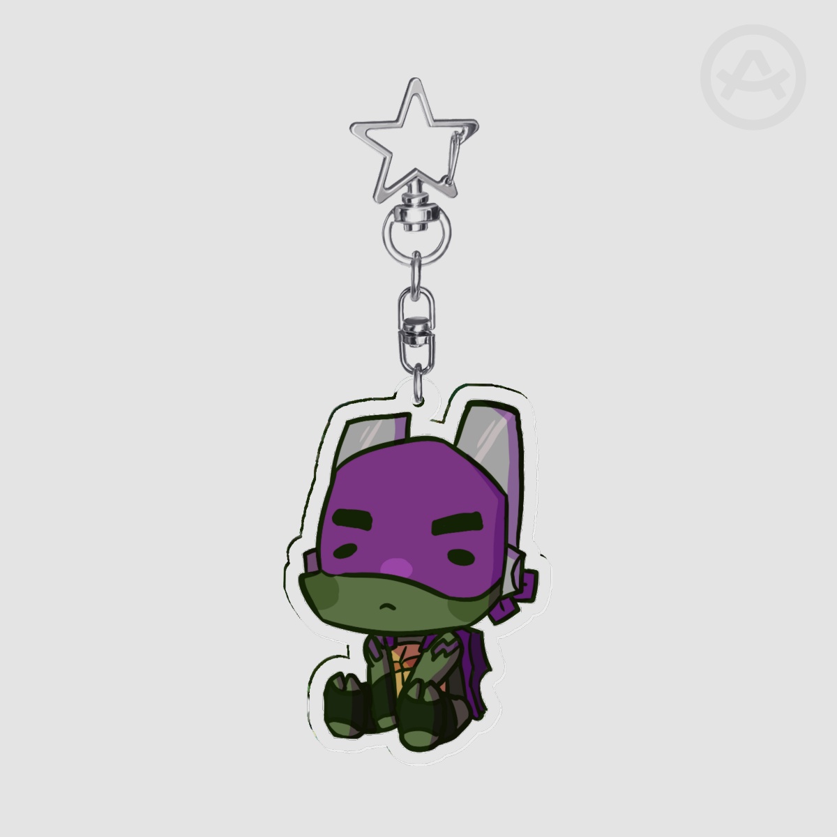 DONATELLO ROTTMNT  ACRYLIC KEYCHAIN