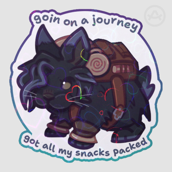 (FFXIV) Erenville's Big Journey - Holo Sticker