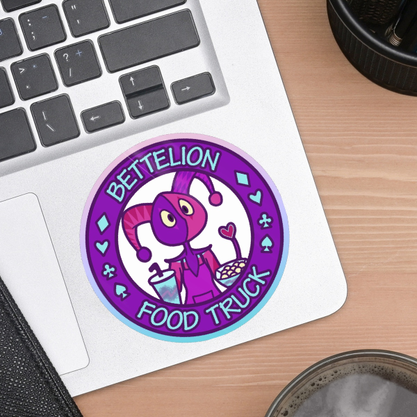 Bettelion Food Truck Logo Sticker