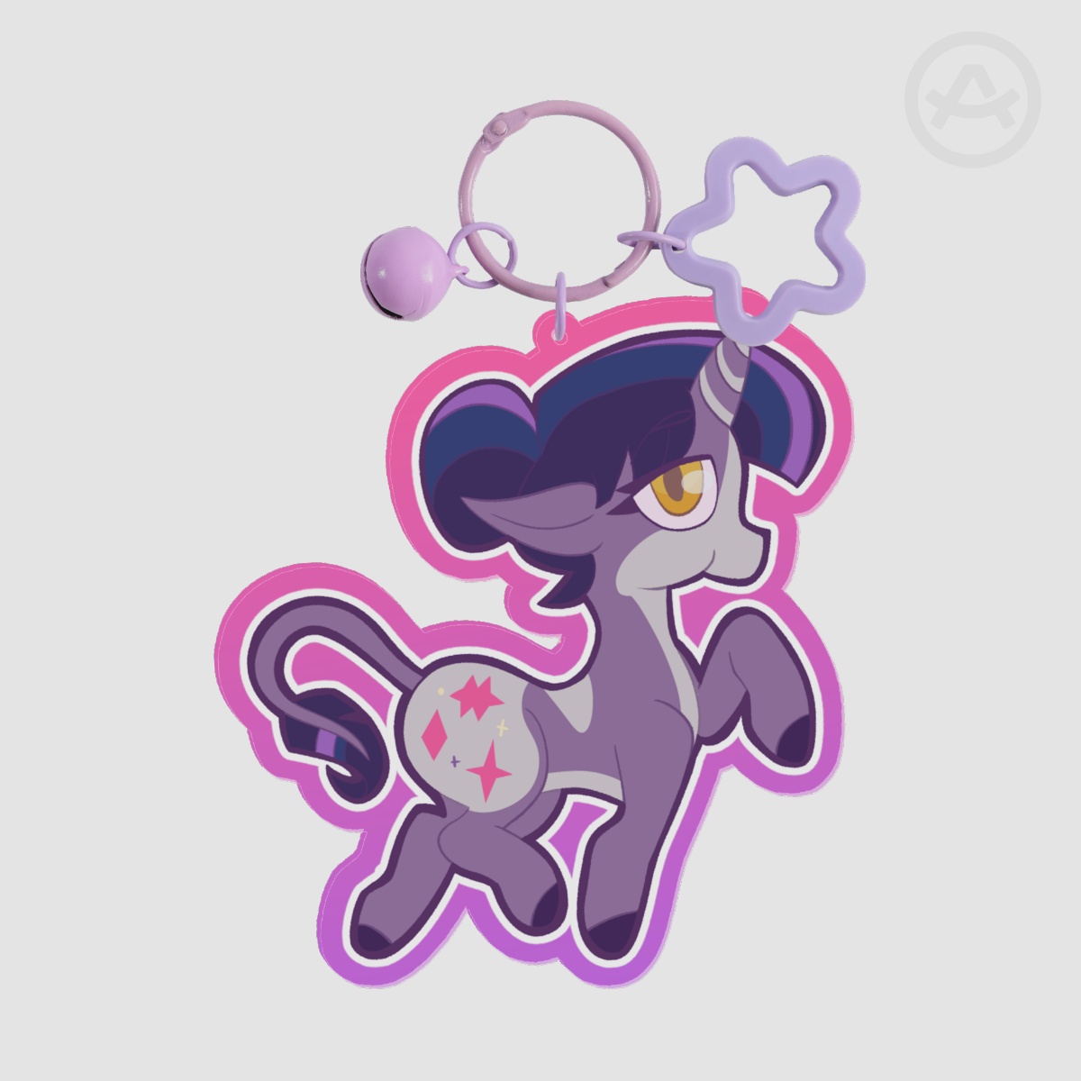Twilight Sparkle Acrylic Keychain